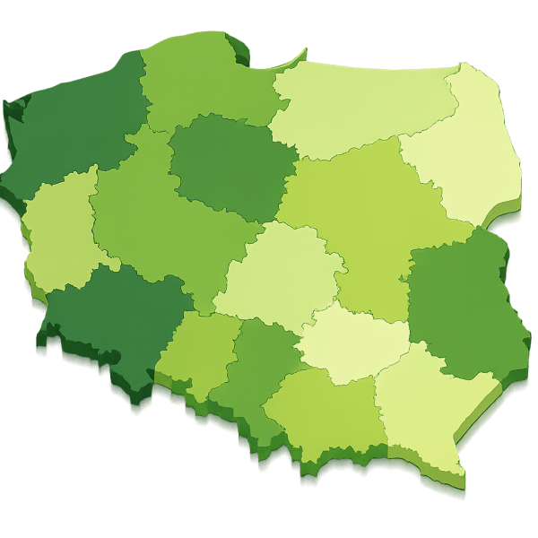 Mapa stacji OLEJARKA w Polsce